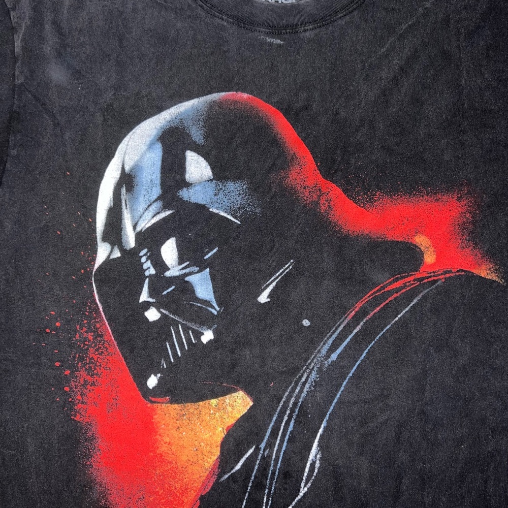 Star Wars Black Tee with Red and Blue Accents